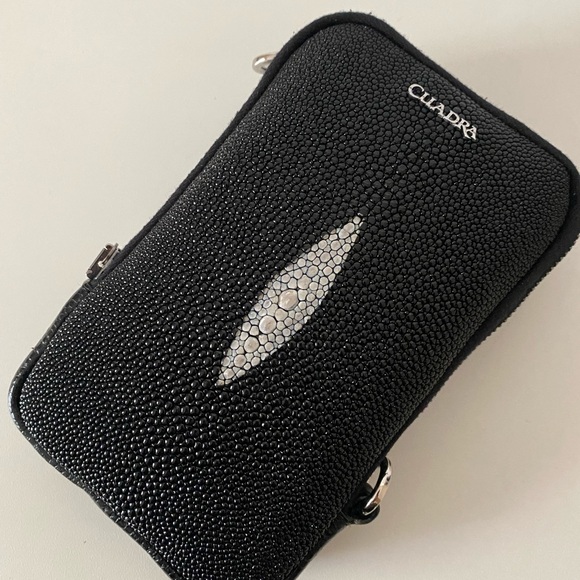 Cuadra Exotic Stingray Crossbody Bag - Picture 7 of 13